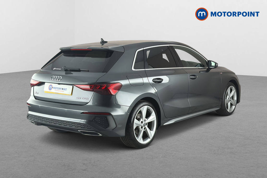 Audi A3 S Line Manual Petrol Hatchback - Stock Number (1662929) - Passenger side rear corner