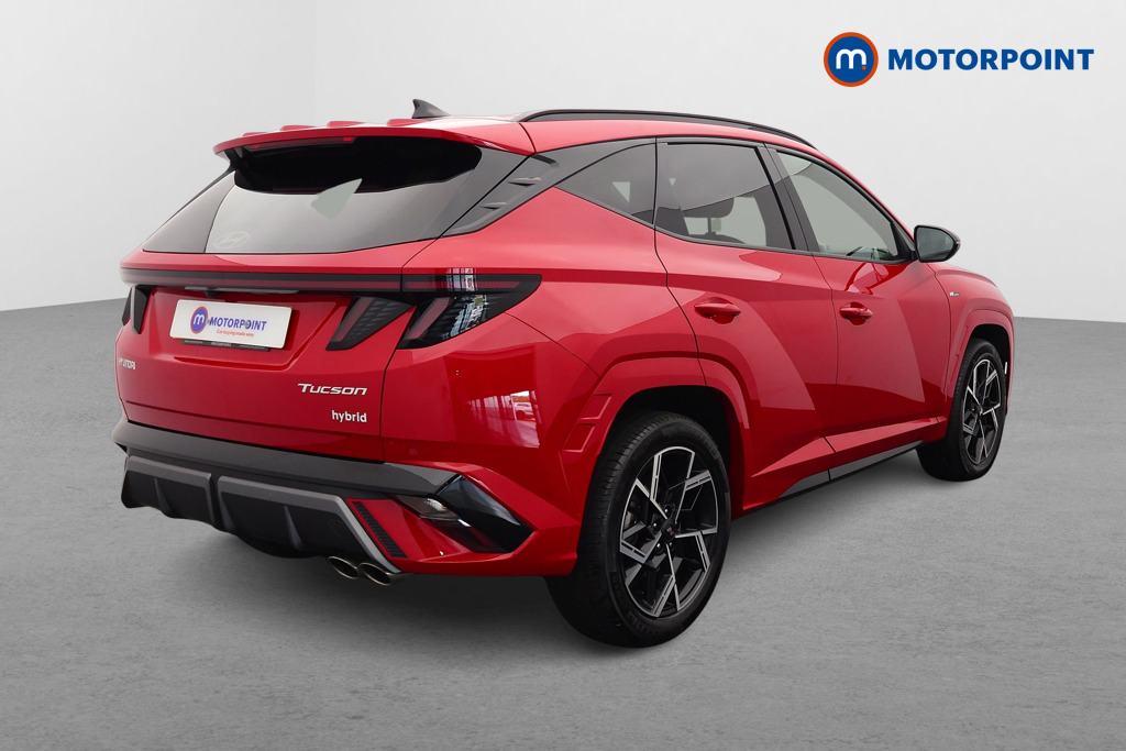 Hyundai Tucson N Line Automatic Petrol-Electric Hybrid SUV - Stock Number (1663438) - Drivers side rear corner