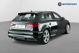 Audi A3 S Line Manual Petrol Hatchback - Stock Number (1663559) - Passenger side rear corner