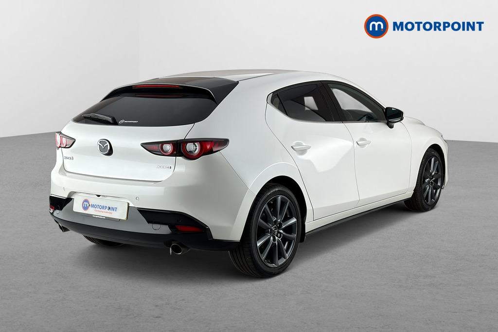 Mazda 3 Exclusive-Line Automatic Petrol Hatchback - Stock Number (1651889) - Passenger side rear corner