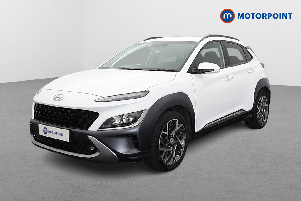Hyundai Kona Premium Automatic Petrol-Electric Hybrid SUV - Stock Number (1655625) - Passenger side front corner
