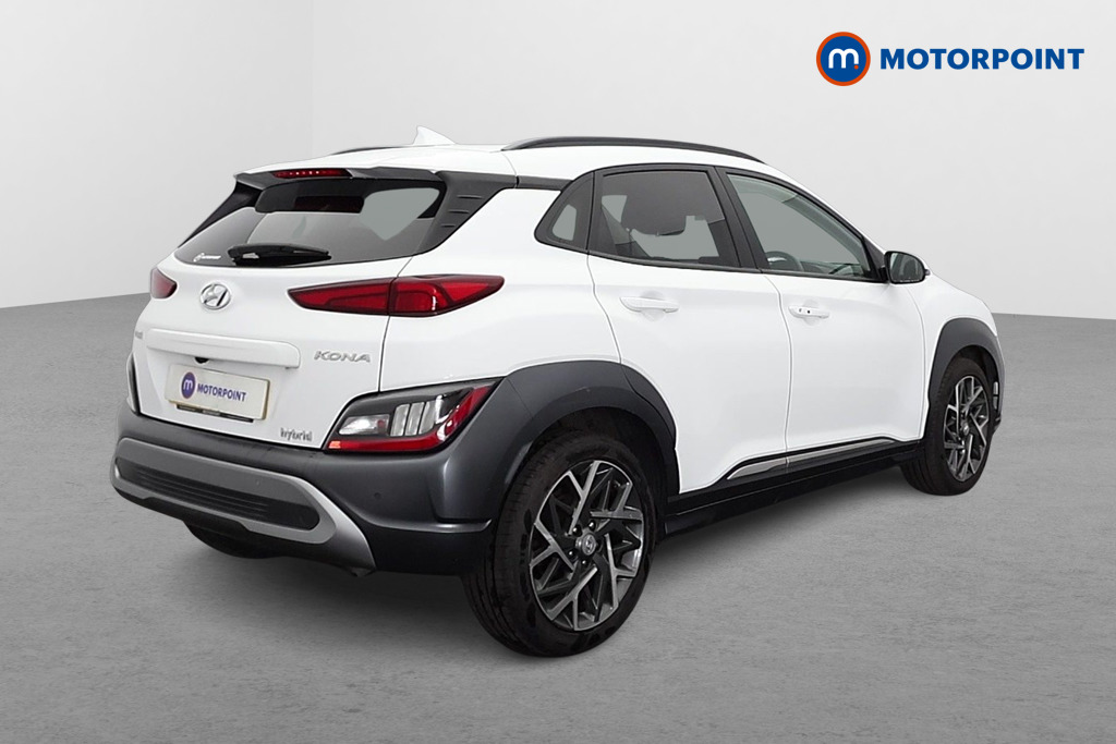 Hyundai Kona Premium Automatic Petrol-Electric Hybrid SUV - Stock Number (1655625) - Drivers side rear corner