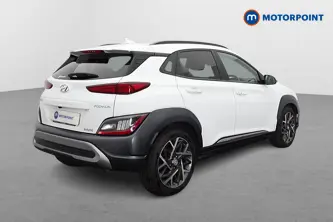Hyundai Kona Premium Automatic Petrol-Electric Hybrid SUV - Stock Number (1655625) - Drivers side rear corner