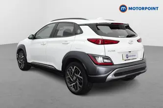 Hyundai Kona Premium Automatic Petrol-Electric Hybrid SUV - Stock Number (1655625) - Passenger side rear corner