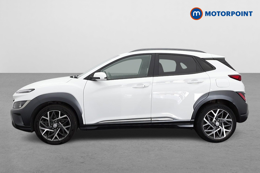 Hyundai Kona Premium Automatic Petrol-Electric Hybrid SUV - Stock Number (1655625) - Passenger side