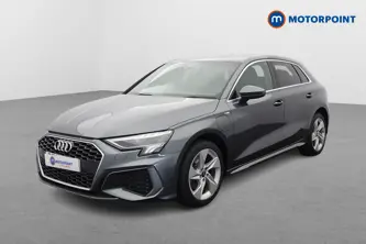 Audi A3 S Line Automatic Petrol Plug-In Hybrid Hatchback - Stock Number (1658336) - Passenger side front corner