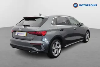 Audi A3 S Line Automatic Petrol Plug-In Hybrid Hatchback - Stock Number (1658336) - Drivers side rear corner