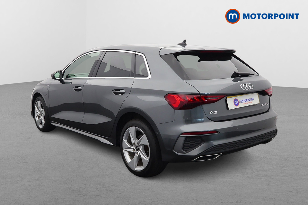 Audi A3 S Line Automatic Petrol Plug-In Hybrid Hatchback - Stock Number (1658336) - Passenger side rear corner