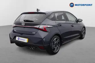 Hyundai I20 N Line S Manual Petrol Hatchback - Stock Number (1663356) - Drivers side rear corner