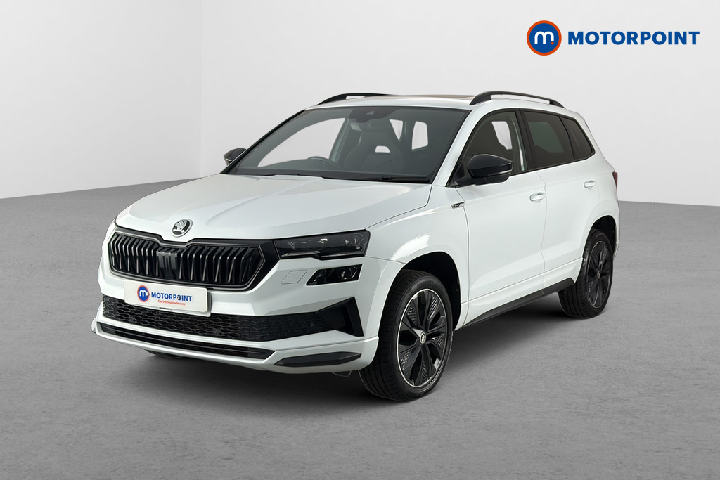 Skoda Karoq Sportline Automatic Petrol SUV - Stock Number (1656354) - Passenger side front corner