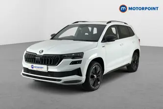 Skoda Karoq Sportline Automatic Petrol SUV - Stock Number (1656354) - Passenger side front corner