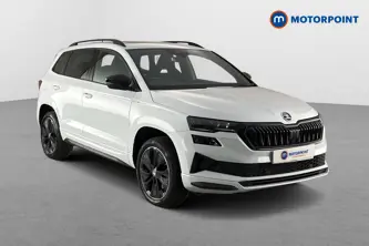 Skoda Karoq Sportline Automatic Petrol SUV - Stock Number (1656354) - Drivers side front corner