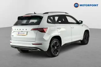 Skoda Karoq Sportline Automatic Petrol SUV - Stock Number (1656354) - Passenger side rear corner