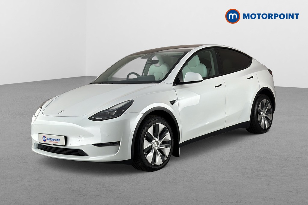 Tesla Model Y Long Range Automatic Electric SUV - Stock Number (1660122) - Passenger side front corner