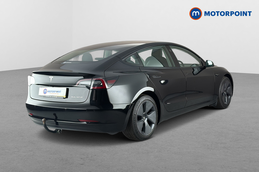 Tesla Model 3 Long Range Automatic Electric Saloon - Stock Number (1662189) - Passenger side rear corner