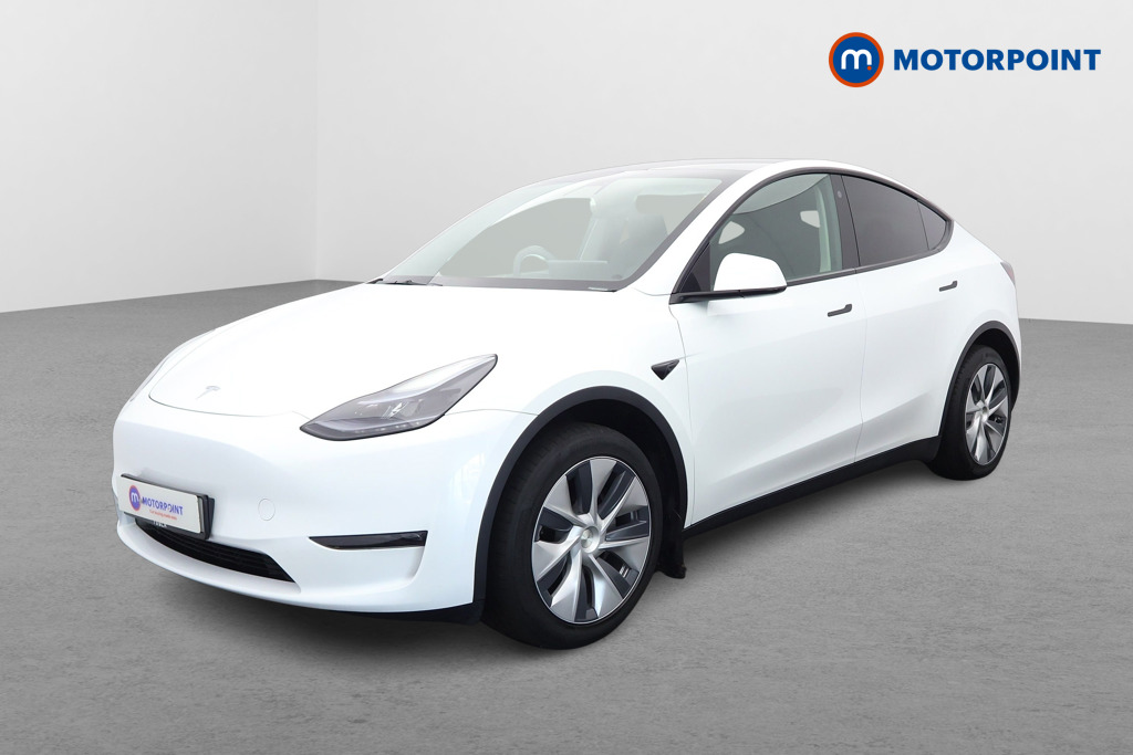 Tesla Model Y Long Range Automatic Electric SUV - Stock Number (1662229) - Passenger side front corner
