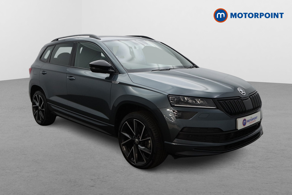 Skoda Karoq Sport Line Automatic Petrol SUV - Stock Number (1662556) - Drivers side front corner