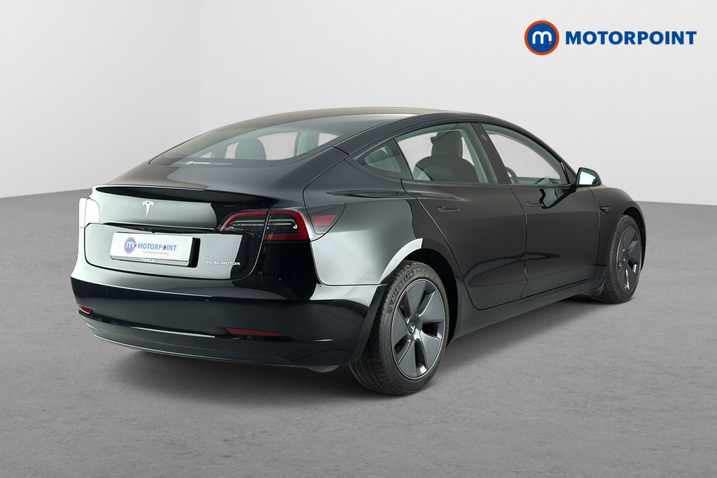 Tesla Model 3 Long Range Automatic Electric Saloon - Stock Number (1659734) - Passenger side rear corner