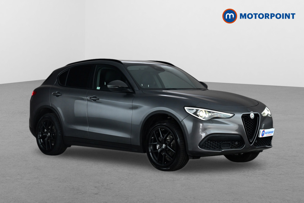 Alfa Romeo Stelvio Nero Edizione Automatic Petrol SUV - Stock Number (1659761) - Drivers side front corner