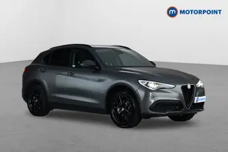 Alfa Romeo Stelvio Nero Edizione Automatic Petrol SUV - Stock Number (1659761) - Drivers side front corner