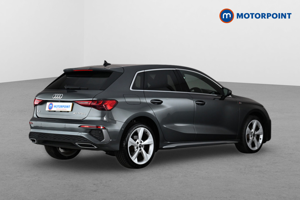 Audi A3 S Line Automatic Petrol Plug-In Hybrid Hatchback - Stock Number (1659821) - Drivers side rear corner