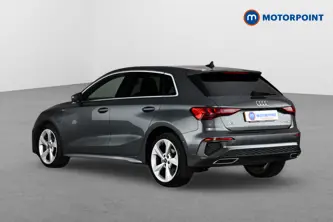 Audi A3 S Line Automatic Petrol Plug-In Hybrid Hatchback - Stock Number (1659821) - Passenger side rear corner