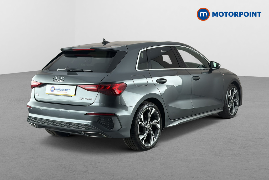 Audi A3 S Line Automatic Petrol Hatchback - Stock Number (1664045) - Passenger side rear corner