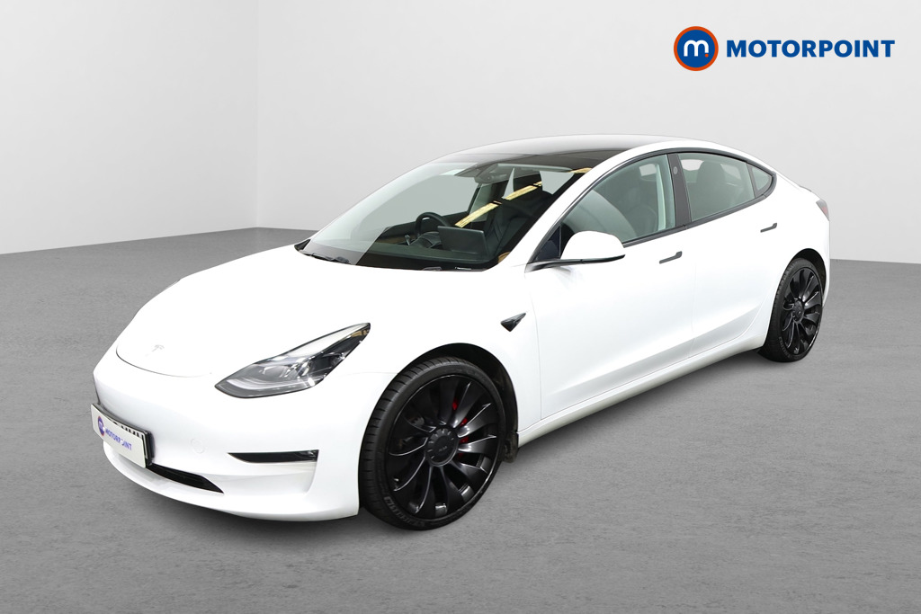 Tesla Model 3 Performance Automatic Electric Saloon - Stock Number (1648874) - Passenger side front corner