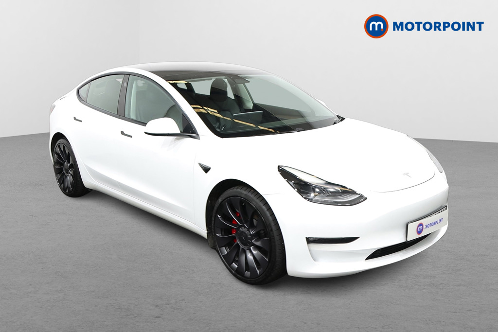 Tesla Model 3 Performance Automatic Electric Saloon - Stock Number (1648874) - Drivers side front corner