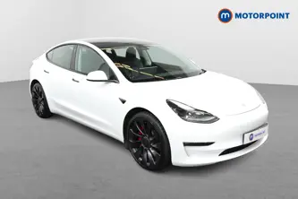 Tesla Model 3 Performance Automatic Electric Saloon - Stock Number (1648874) - Drivers side front corner