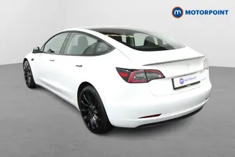 Tesla Model 3 Performance Automatic Electric Saloon - Stock Number (1648874) - Passenger side rear corner