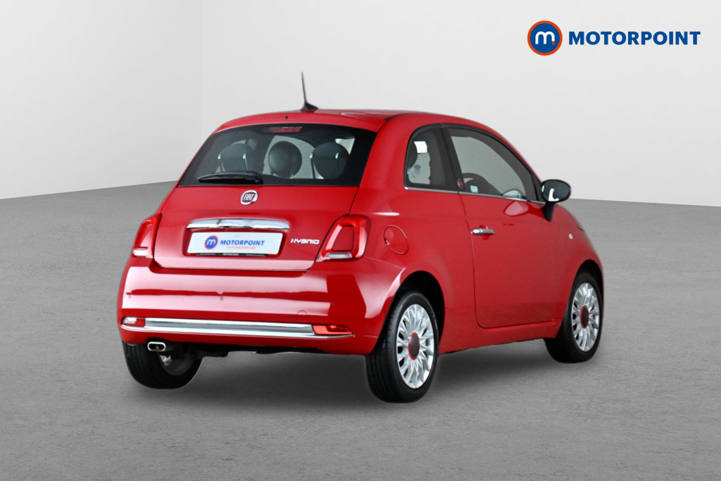 Fiat 500 RED Manual Petrol Hatchback - Stock Number (1655139) - Drivers side rear corner