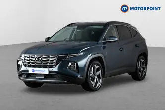 Hyundai Tucson Premium Automatic Petrol-Electric Hybrid SUV - Stock Number (1658427) - Passenger side front corner