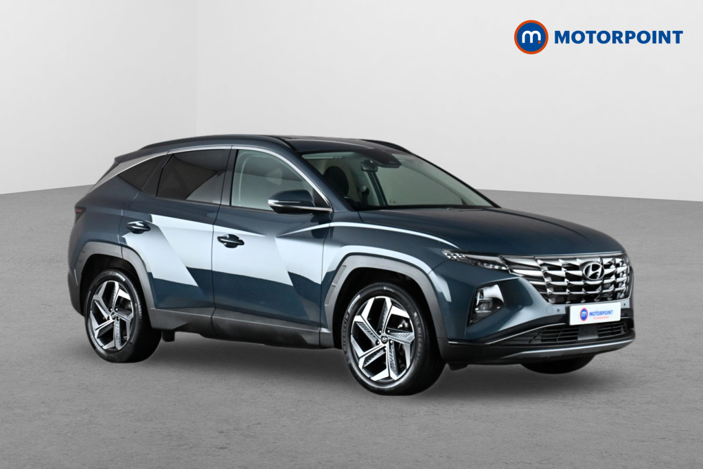 Hyundai Tucson Premium Automatic Petrol-Electric Hybrid SUV - Stock Number (1658427) - Drivers side front corner