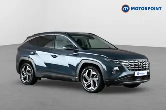 Hyundai Tucson Premium Automatic Petrol-Electric Hybrid SUV - Stock Number (1658427) - Drivers side front corner