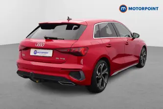 Audi A3 S Line Manual Petrol Hatchback - Stock Number (1658428) - Drivers side rear corner