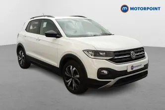 Volkswagen T-Cross Black Edition Manual Petrol SUV - Stock Number (1662678) - Drivers side front corner