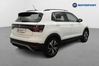 Volkswagen T-Cross Black Edition Manual Petrol SUV - Stock Number (1662678) - Drivers side rear corner