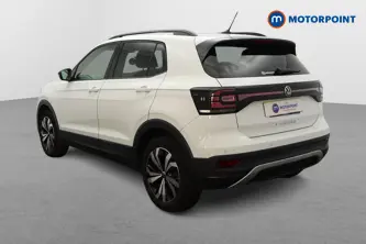 Volkswagen T-Cross Black Edition Manual Petrol SUV - Stock Number (1662678) - Passenger side rear corner