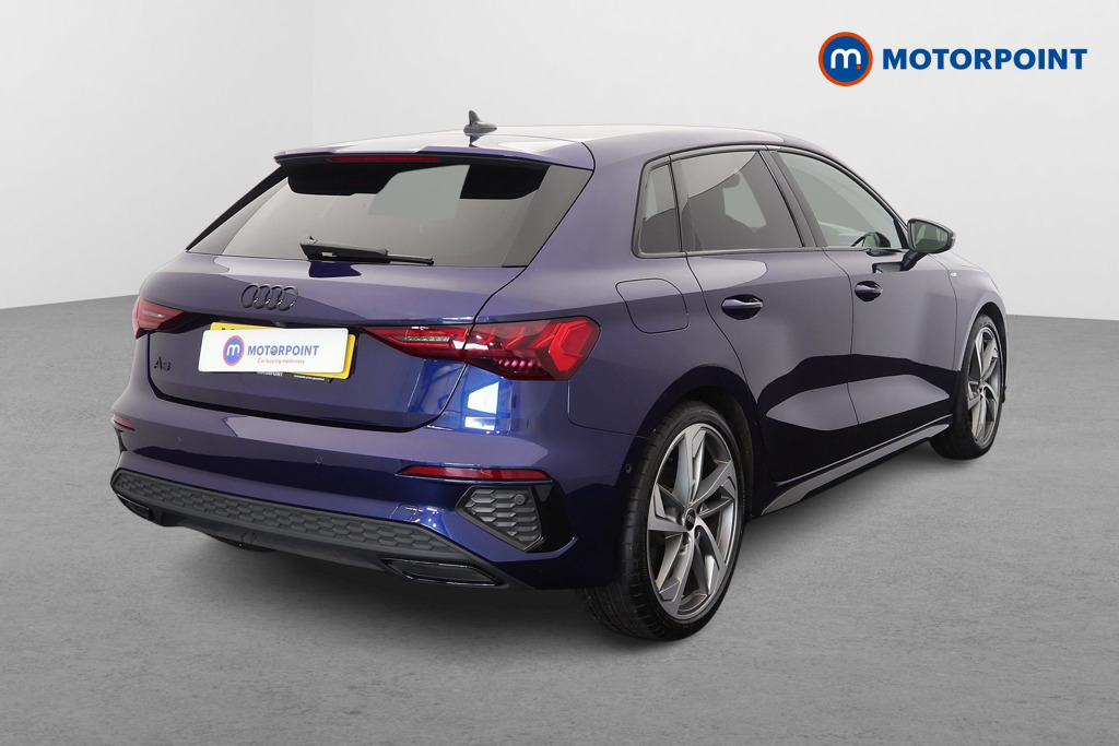 Audi A3 Black Edition Automatic Petrol Hatchback - Stock Number (1634462) - Drivers side rear corner