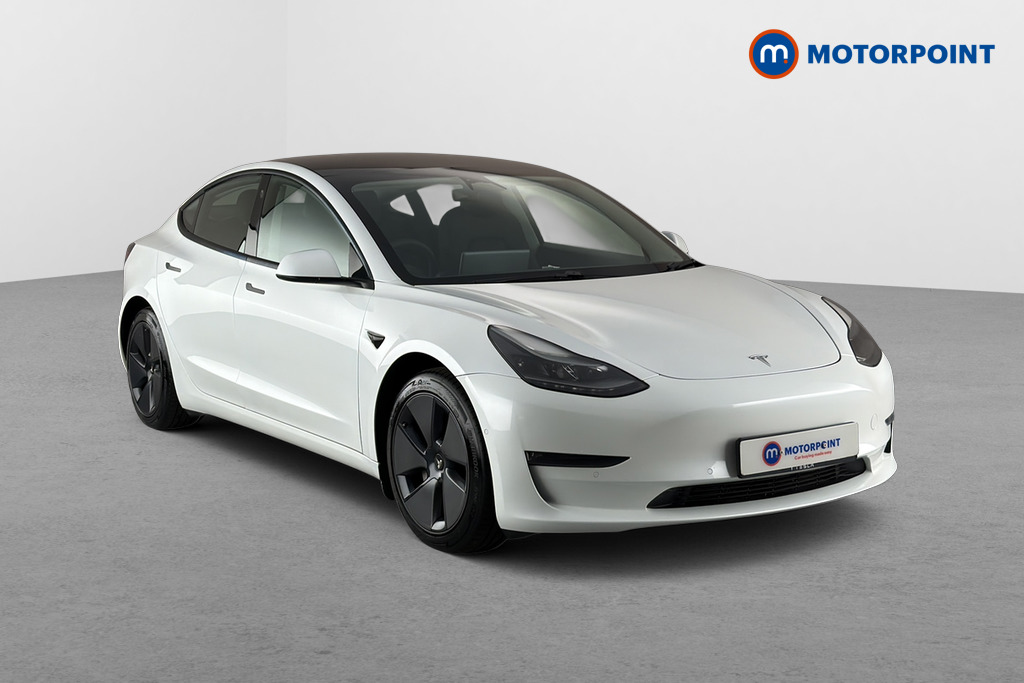 Tesla Model 3 Long Range Automatic Electric Saloon - Stock Number (1657655) - Drivers side front corner