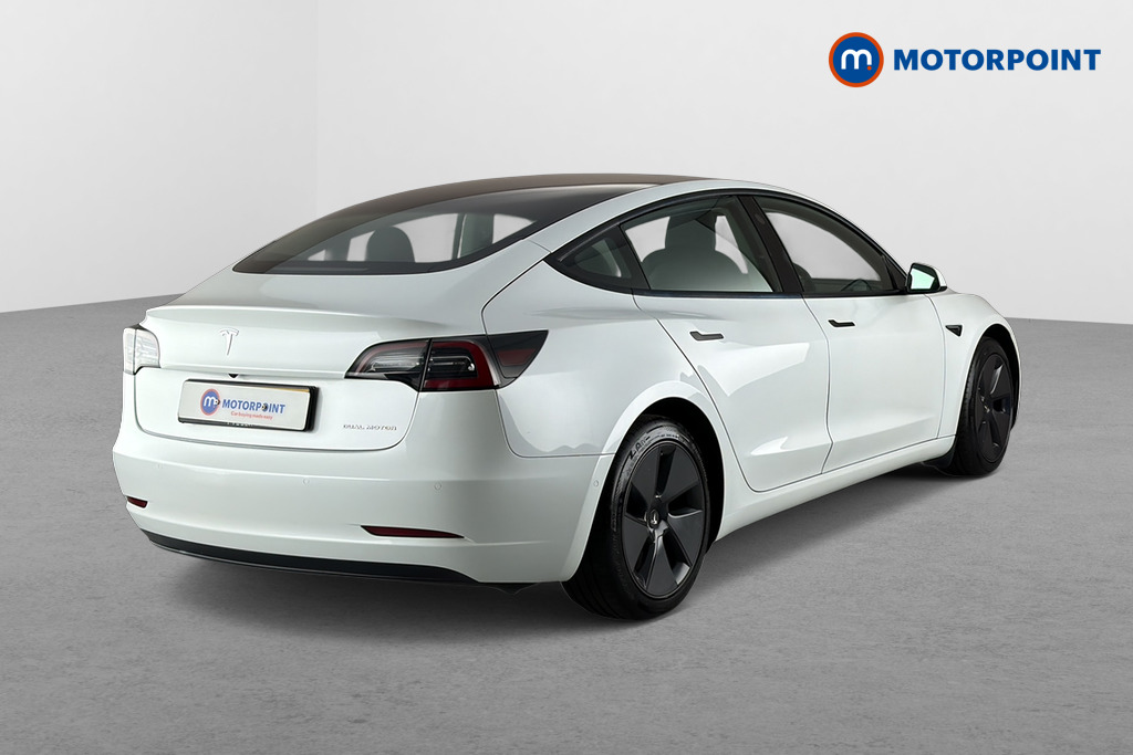 Tesla Model 3 Long Range Automatic Electric Saloon - Stock Number (1657655) - Passenger side rear corner