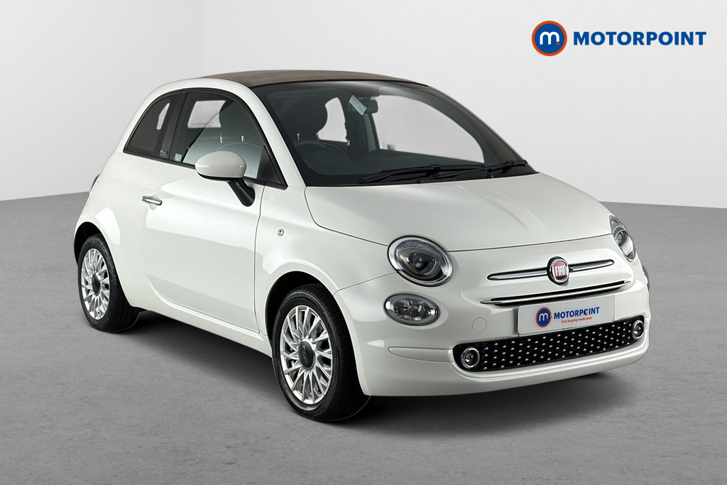 Fiat 500 Lounge Manual Petrol Convertible - Stock Number (1659471) - Drivers side front corner