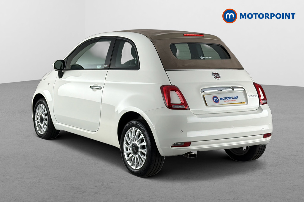 Fiat 500 Lounge Manual Petrol Convertible - Stock Number (1659471) - Drivers side rear corner
