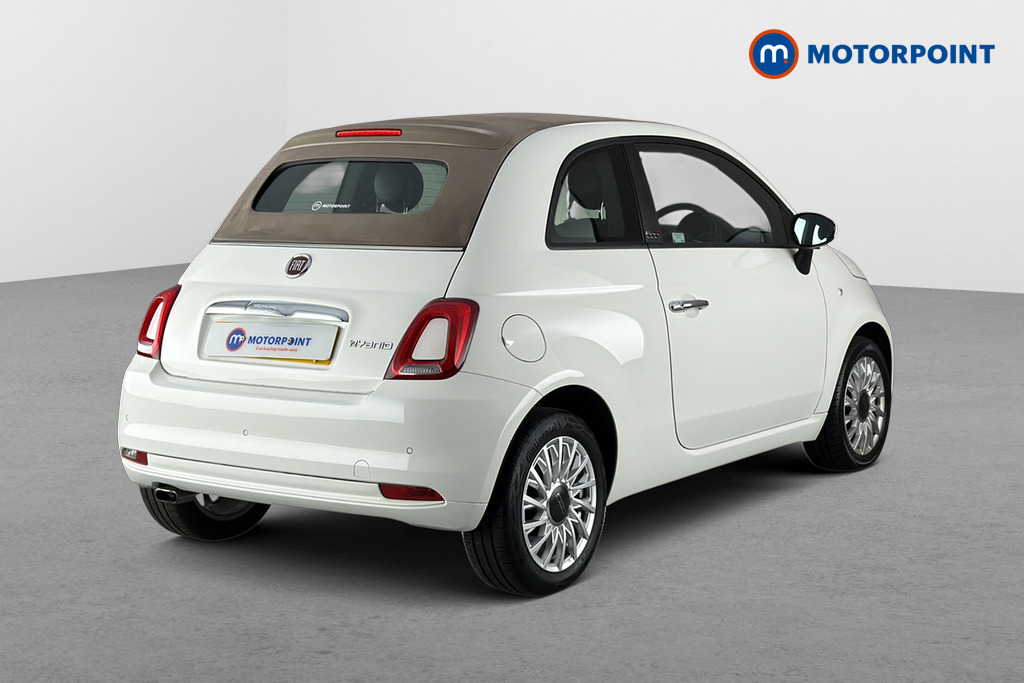 Fiat 500 Lounge Manual Petrol Convertible - Stock Number (1659471) - Passenger side rear corner