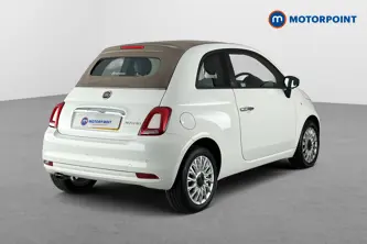 Fiat 500 Lounge Manual Petrol Convertible - Stock Number (1659471) - Passenger side rear corner