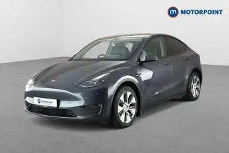 Tesla Model Y Long Range Automatic Electric SUV - Stock Number (1662220) - Passenger side front corner