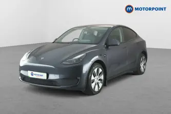 Tesla Model Y Long Range Automatic Electric SUV - Stock Number (1663848) - Passenger side front corner