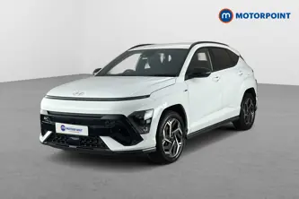 Hyundai Kona N Line Automatic Petrol-Electric Hybrid SUV - Stock Number (1665378) - Passenger side front corner