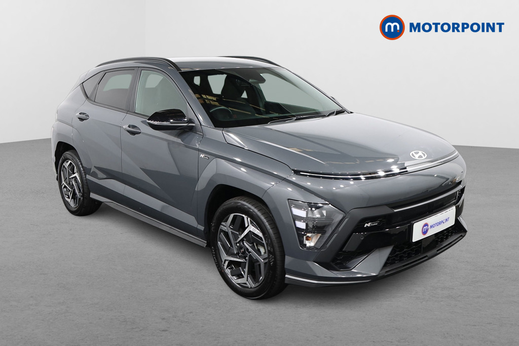 Hyundai Kona N Line Automatic Petrol-Electric Hybrid SUV - Stock Number (1665498) - Drivers side front corner